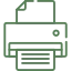 An icon of a printer 